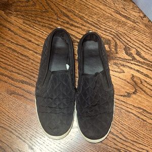 Black slip on sneakers. Size 9.5